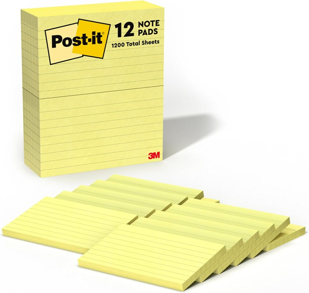 Post It Notes 3x5" LINED #635 - (144/bx)