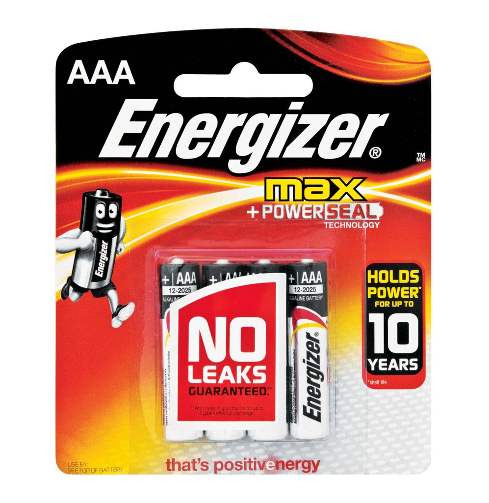Batteries ENERGIZER AAA 4pk