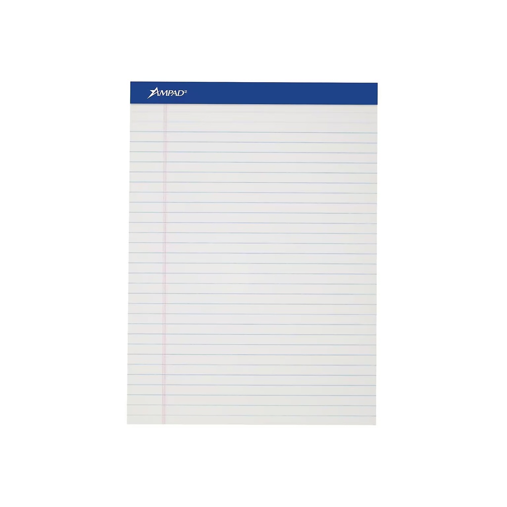 TOPS/AMPAD Writing Pads 8x5 WHITE - Sold Singular- (12/pk)