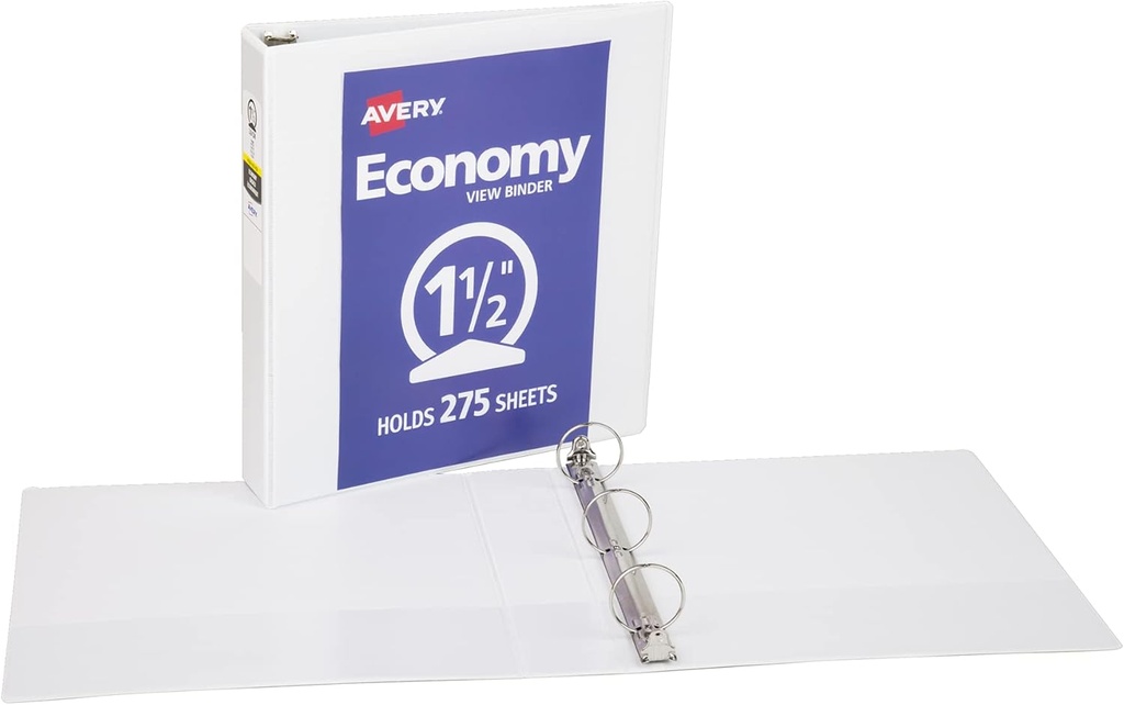 Panorama View Binder 1 1/2" WHITE 