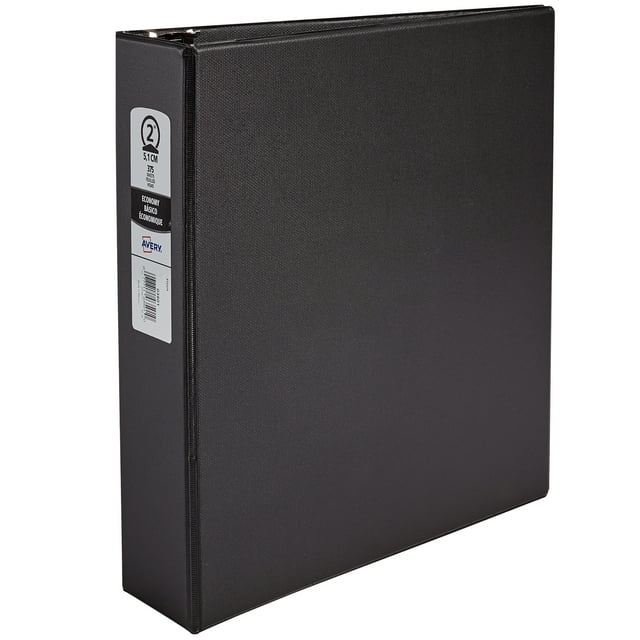 3 Ring Binder 2" BLACK