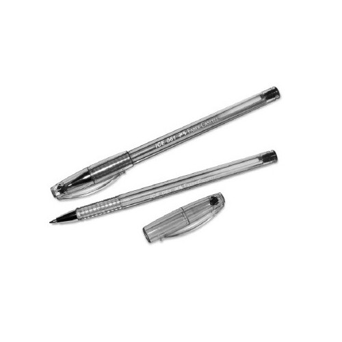 Faber Castell #061 Ice BLACK FINE BP Pen - (12/bx)