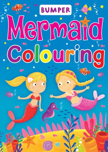 0709726364 Mermaid Bumper Colouring