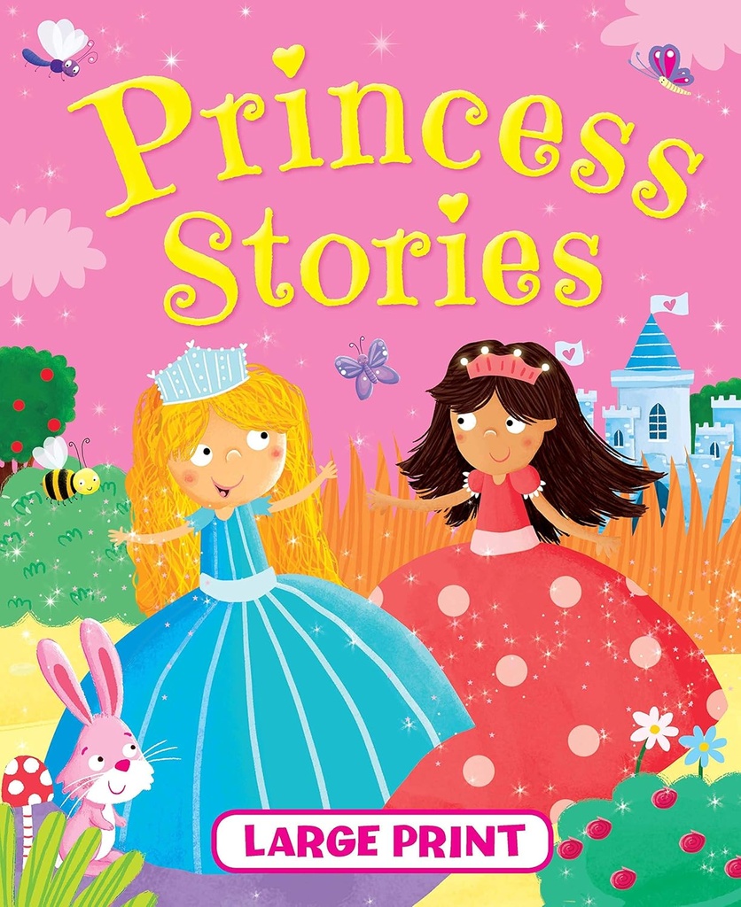 0709721123 Princess Stories Large Print