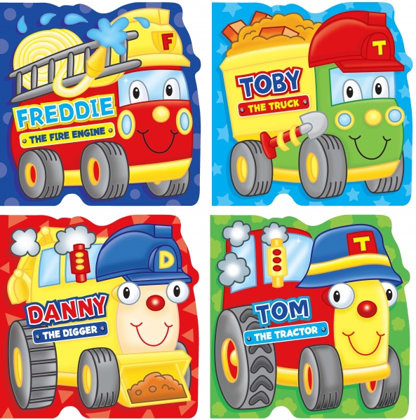0709716143 Transport Shaped Board Book (4 Titles)