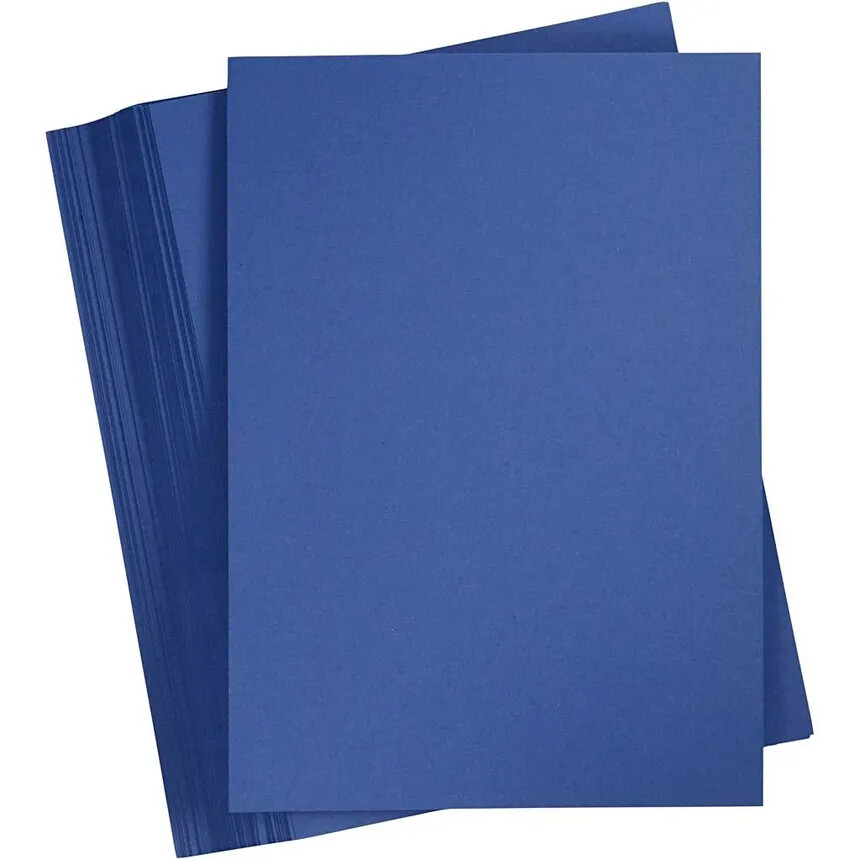 Laser Card 180g DEEP BLUE L/S 50/pk