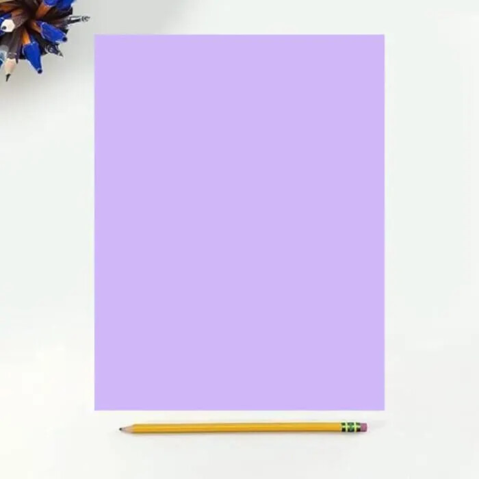 Laser Card Lilac/Orchid 180/175g (Letter Size) 50 Sheets