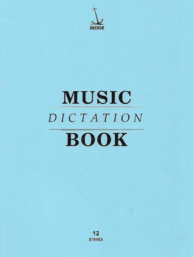 Music Dictation Books (12 Staves)