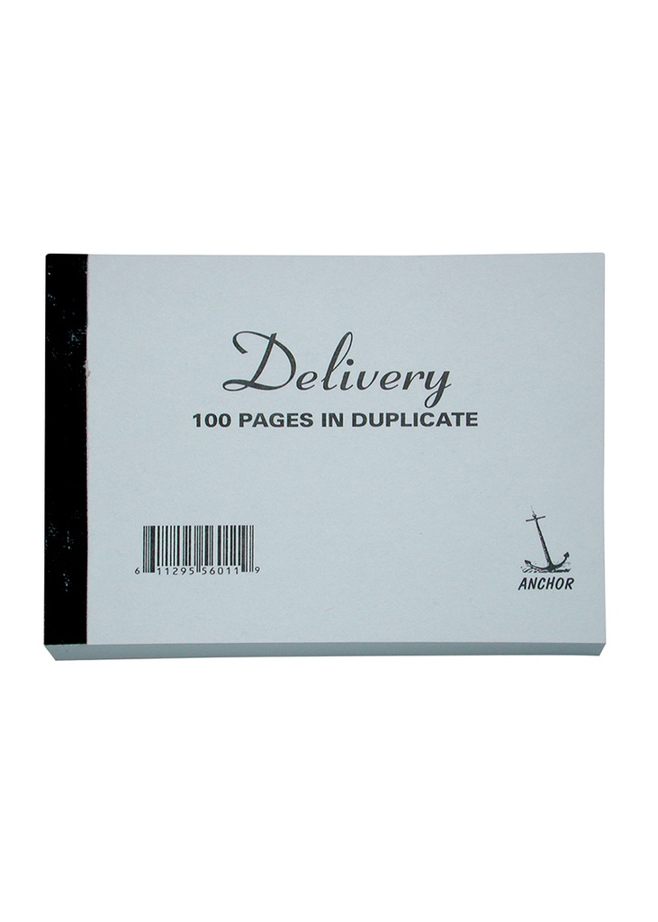 Delivery Book 4x5 Anchor