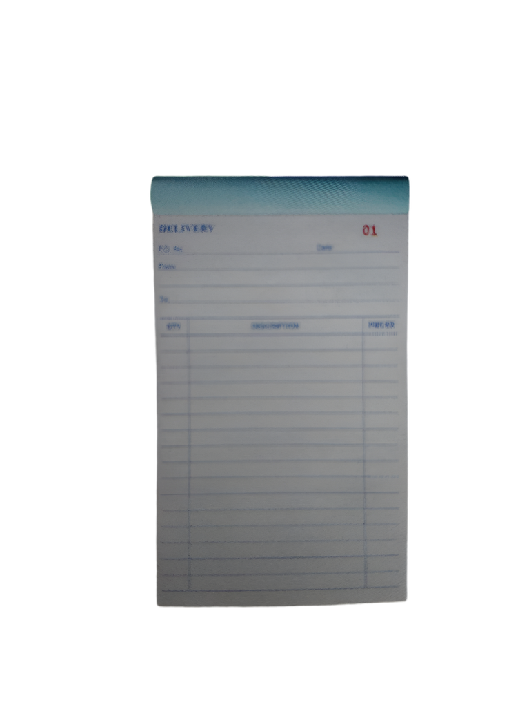 Delivery Book 8x5 Anchor