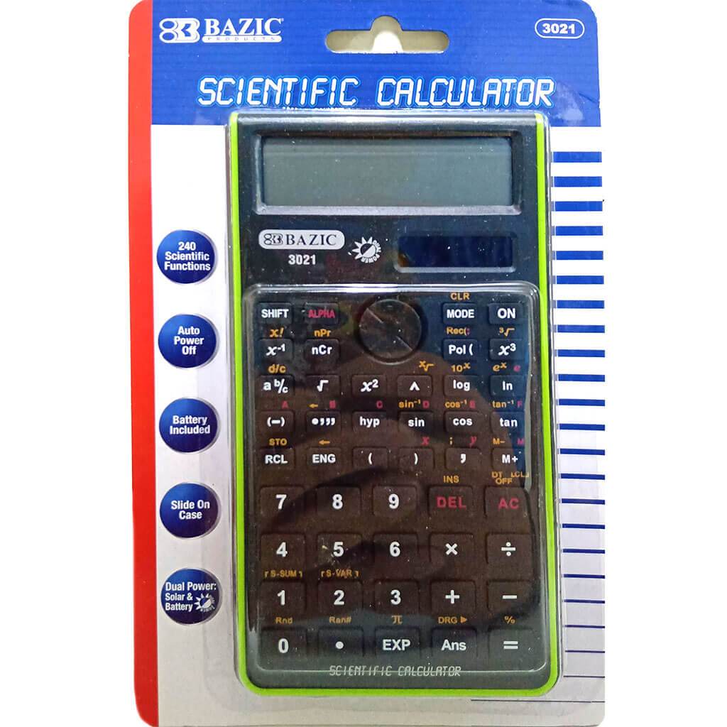 Scientific Calc. #3021 w/Slide On Case 