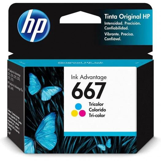 HP #667 Tri COLOUR Ink Cartridge