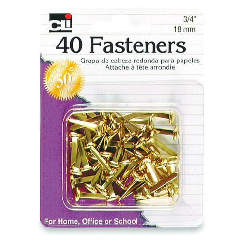 Brass Fasteners 3/4" #80673 40/Cd