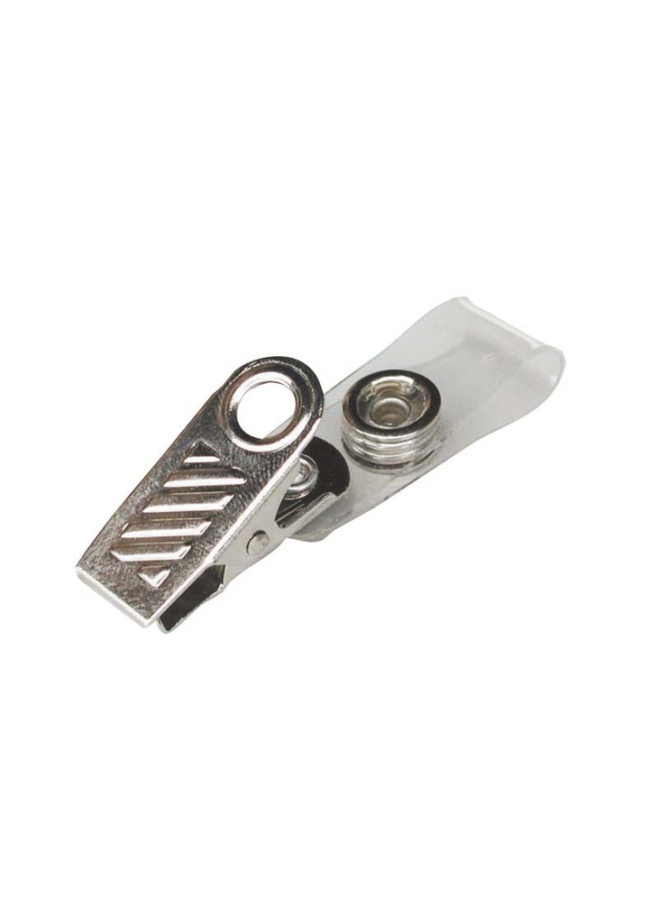 Clip w/Clear Strap #10412 For Badges