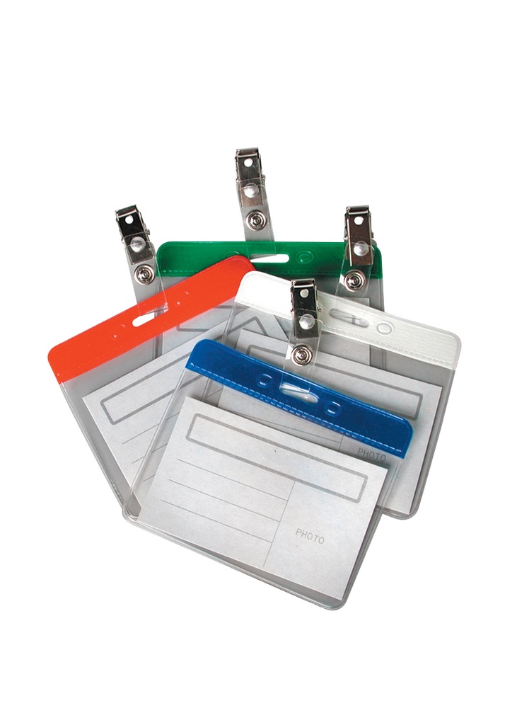Name Badges #T094-H w/Clip Colours 