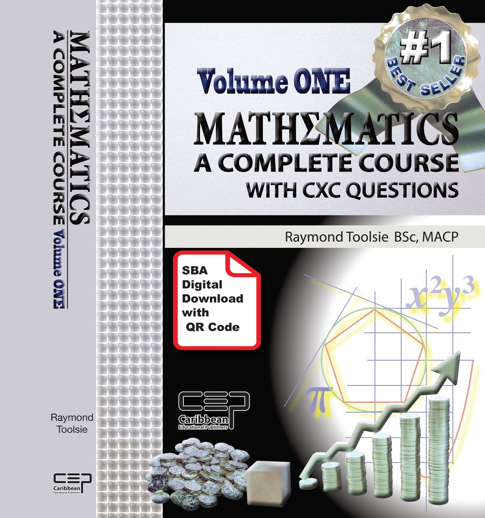 Mathematics: A Complete Course with CXC Questions Vol 1 (w/SBA) - Toolsie