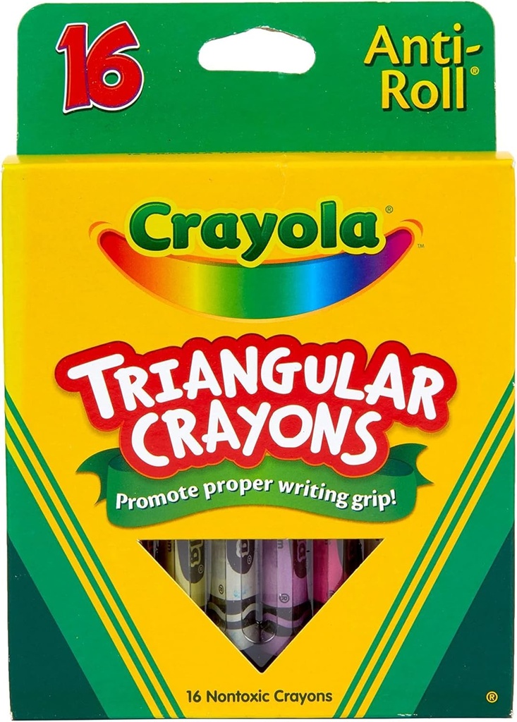 Crayola Triangular Crayons #52-4016 16's - (12/ctn)
