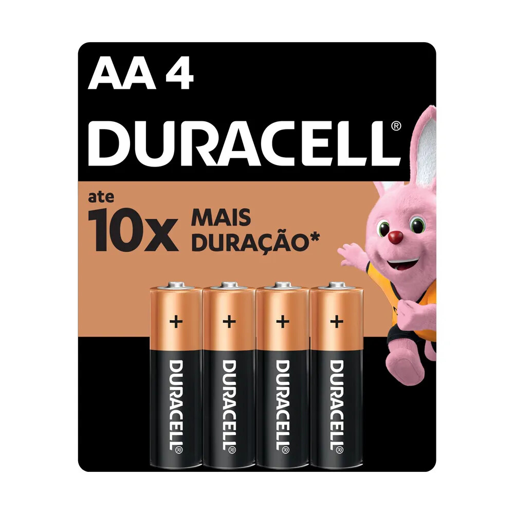 Batteries DURACELL AA Alk. - (4/pk - 48/ctn)