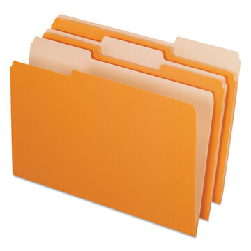 Pendaflex File Folders F/S ORANGE #4350 - Sold Singular