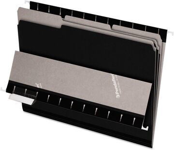 Pendaflex File Folders L/S BLACK #4210 - Sold Singular