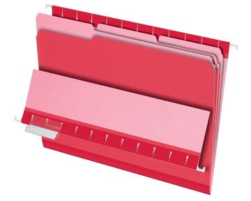 Pendaflex File Folders L/S RED #4210 - Sold Singular