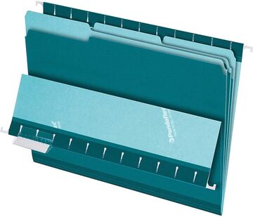 Pendaflex File Folders L/S TEAL #4210 - Sold Singular