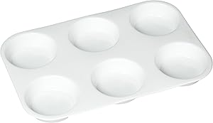 Faibo Paint Palette #763 w/6 Hollows Plastic - (10/ctn)