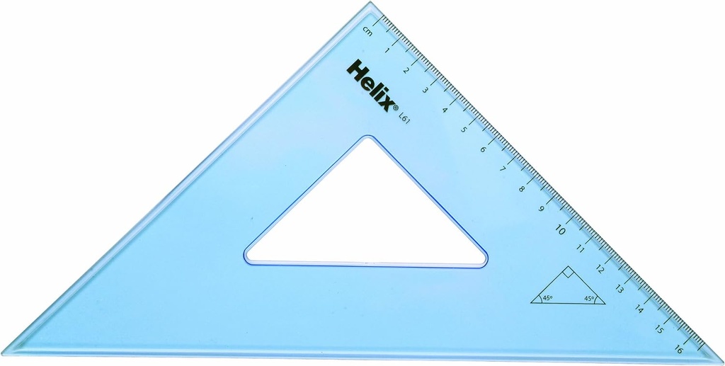 Set Square X27348 26cm 45 Degree