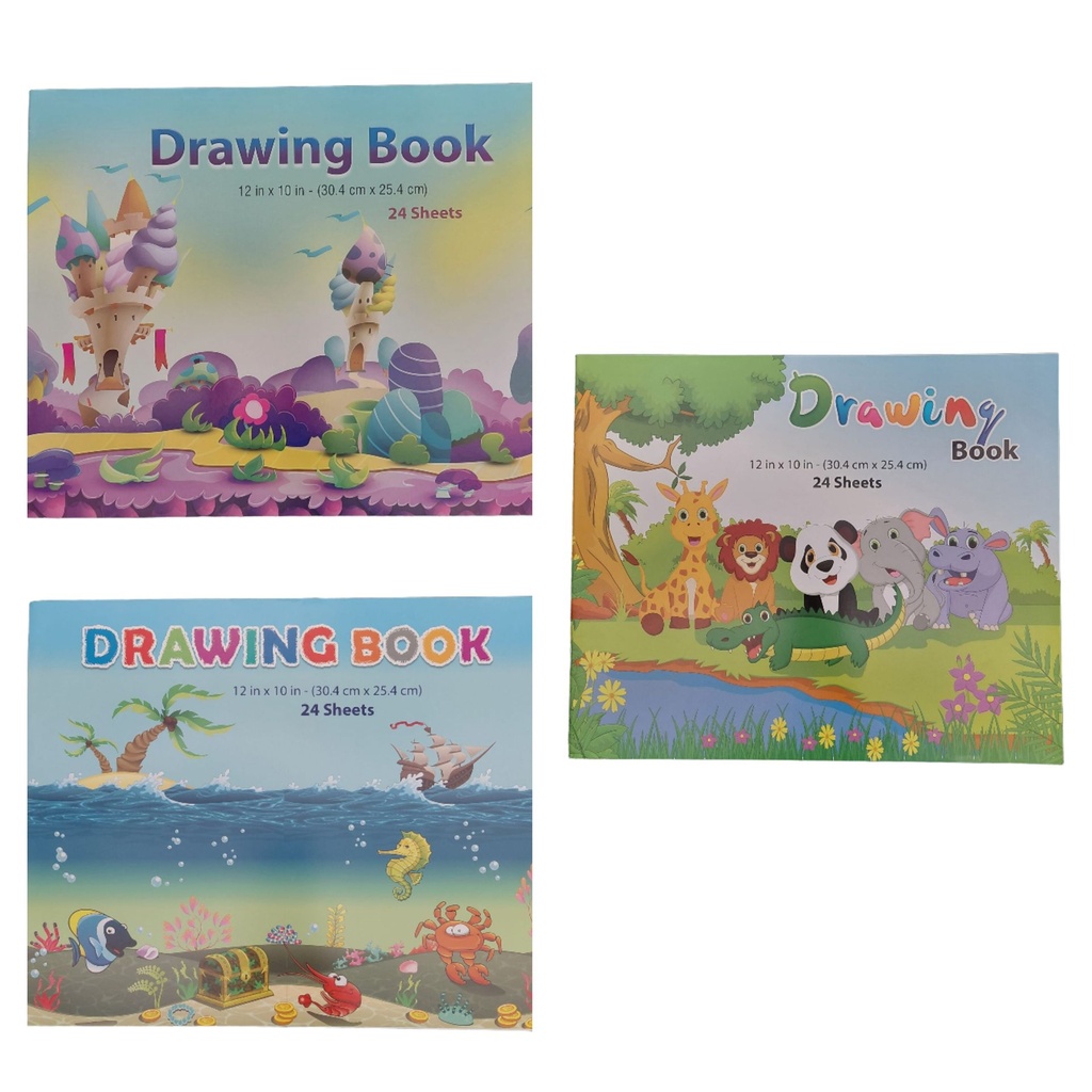 Winners Drawing Books 10x12" #86050 Asst.