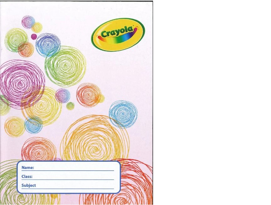 CRAYOLA/BUNNY Single Line Exercise Book - (180/bale)