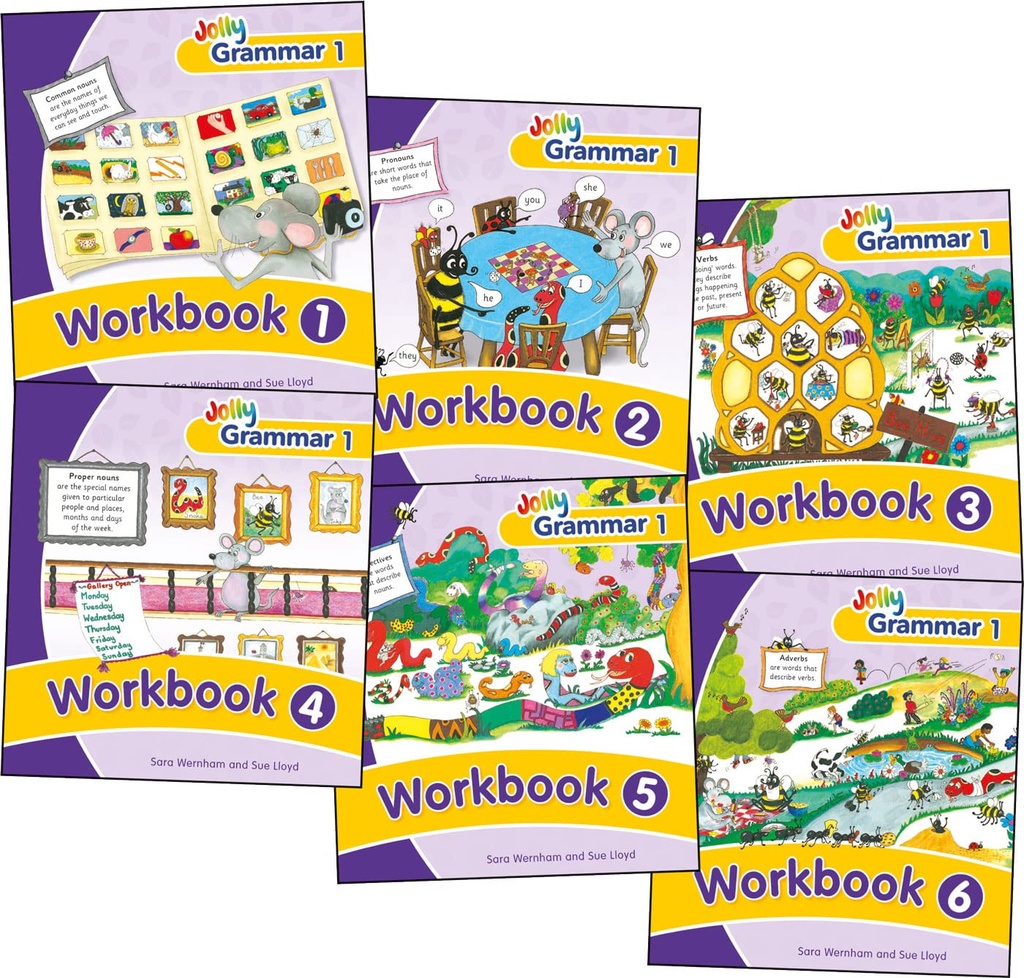 Jolly Grammar 1 Workbook 1-6 (SOLD AS A SET OF 6)