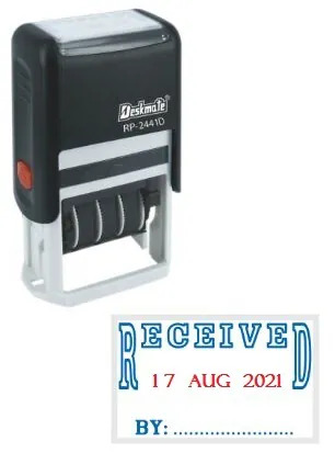 Date Stamp SD6202/RP-2441L2 RECEIVED (Red) Pre-Inked
