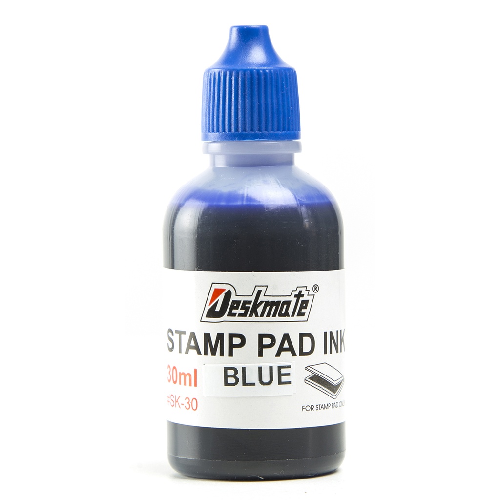 STAMP PAD INK Blue SK30BLU 30cc Squeeze
