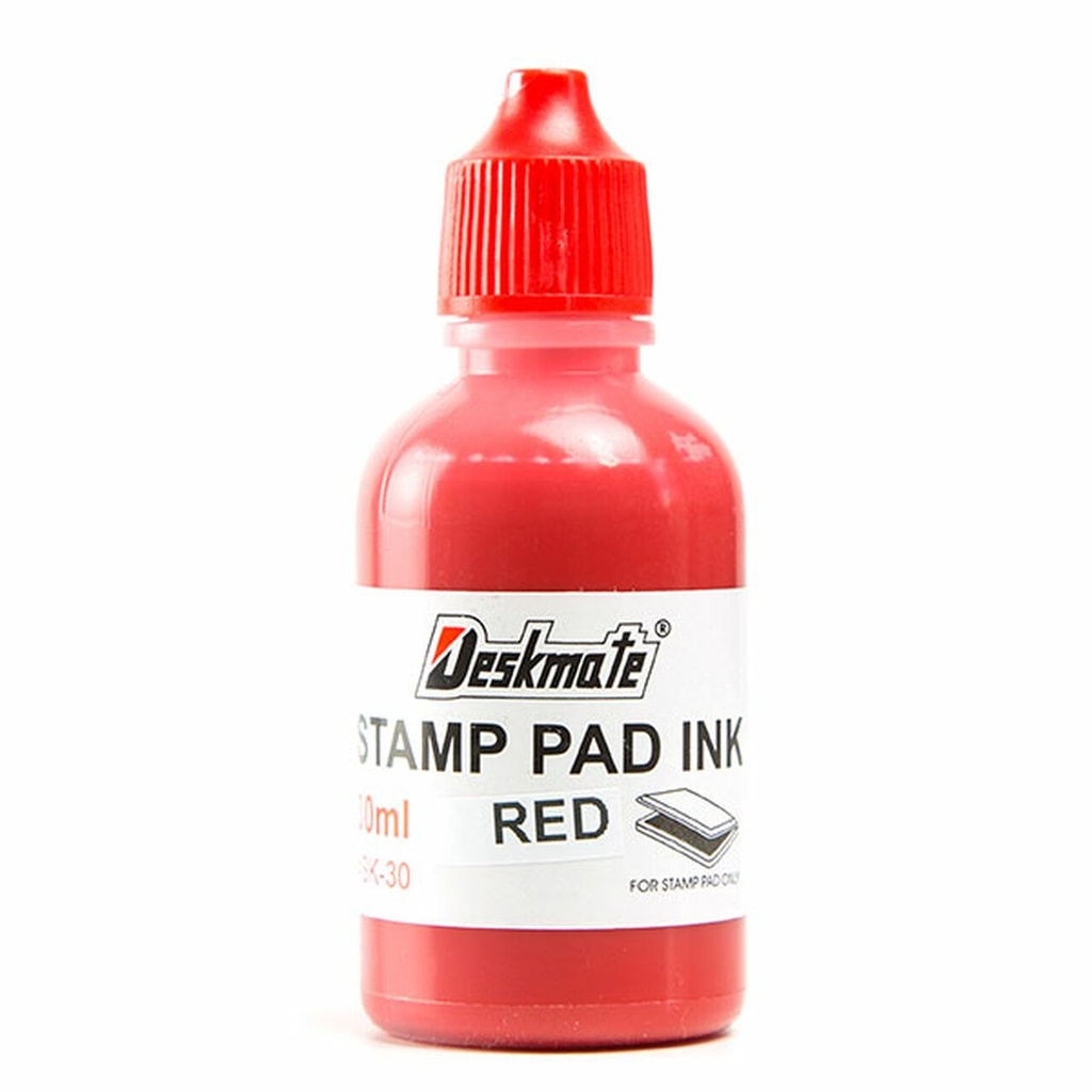 Stamp Pad INK SK30RED RED 30cc Squeeze