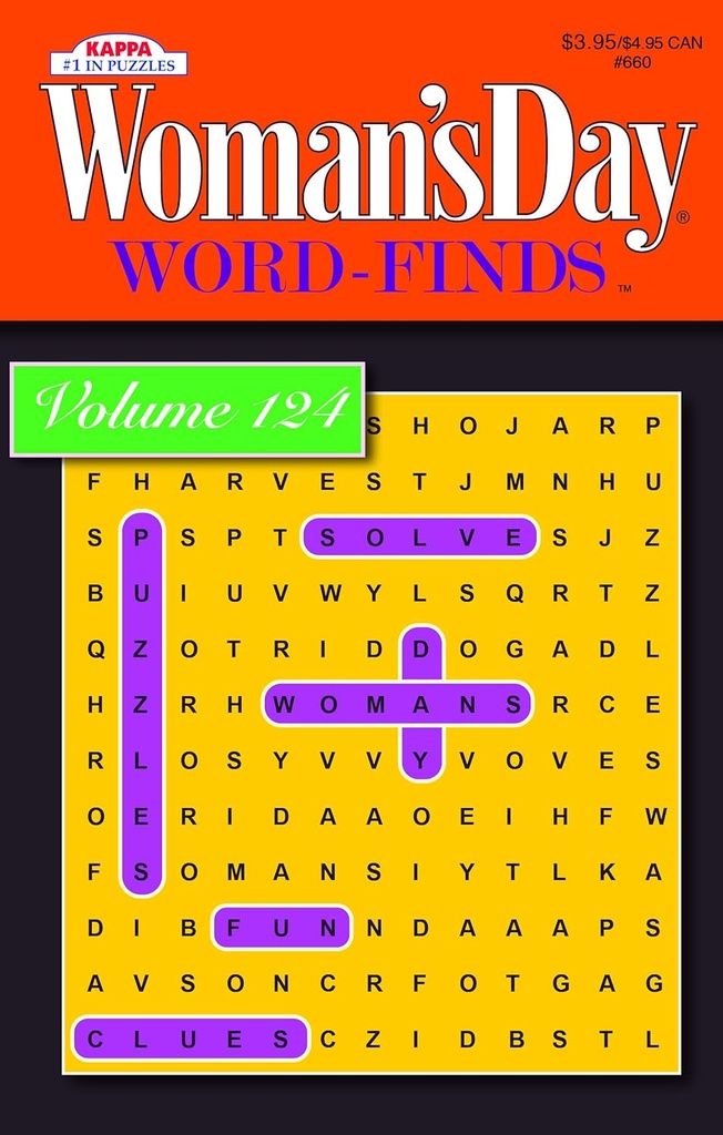 Woman's Day Word Finds - (72/ctn)