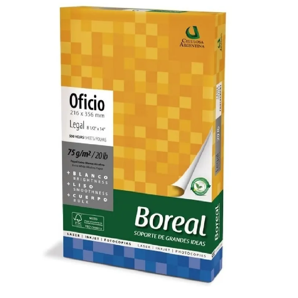 Boreal Copy Paper F/S 75g -  (5/ctn)