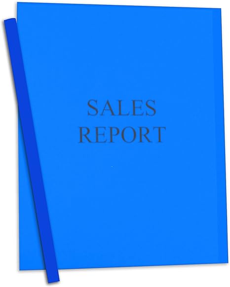 C-Line Report Cover BLUE L/S with Spine