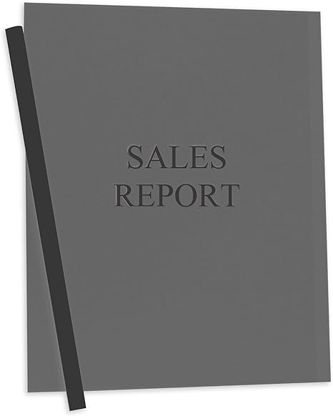 C-Line Report Cover SMOKE L/S with Spine