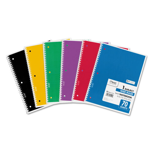 Mead 1 Subject #05512 Notebook 10 1/2x8" - (Singular) (24/ctn)