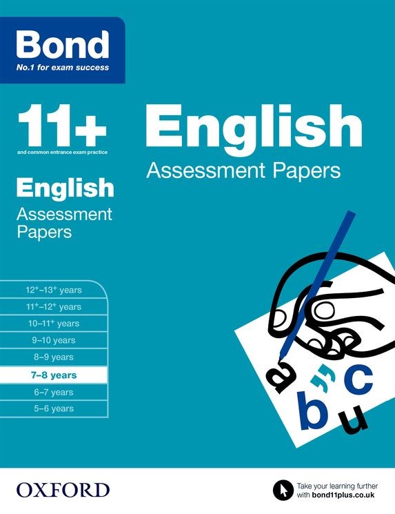 Bond Assessment Papers English 7-8 Years