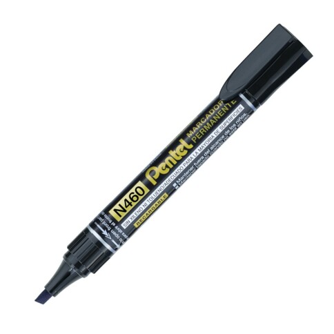Pentel Permanent BLACK Marker Chisel Tip