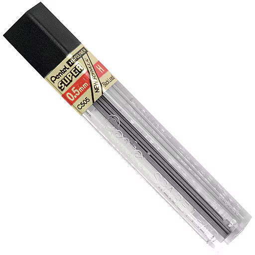 Pentel Lead Refills 0.5mm H 