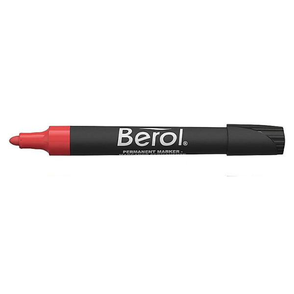 Papermate BEROL Red #1775819 Chisel Marker - (12/bx)