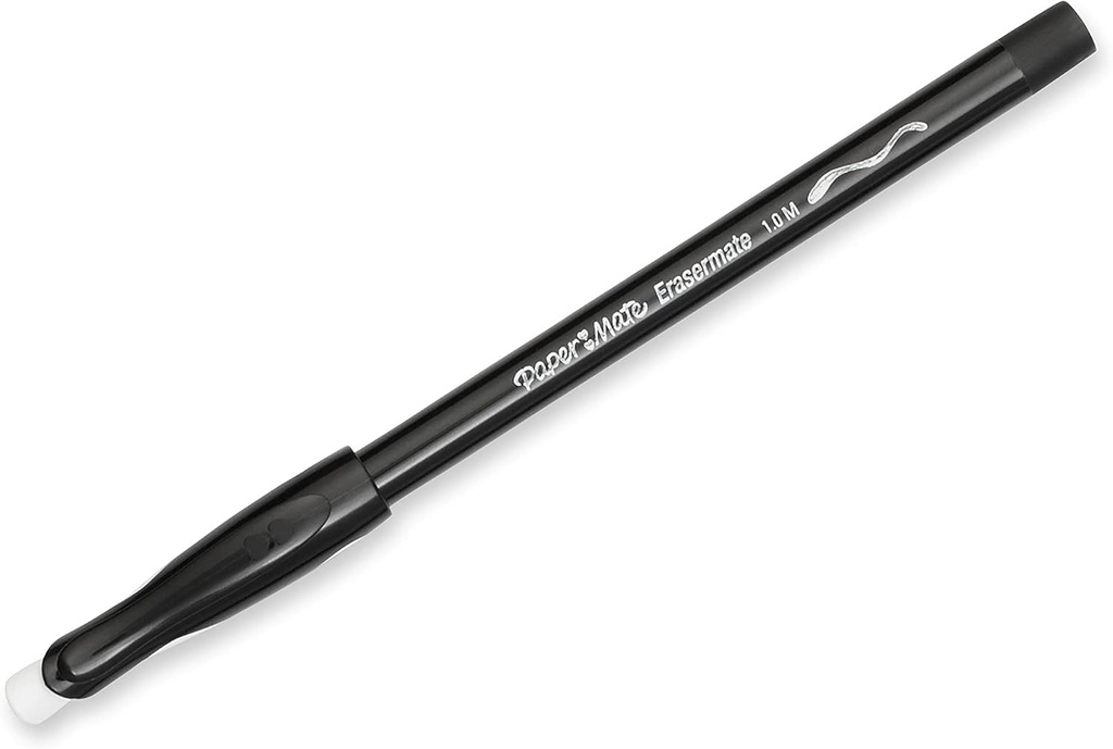 Papermate Erasable #3930158 Black Medium Pen - (12/bx)