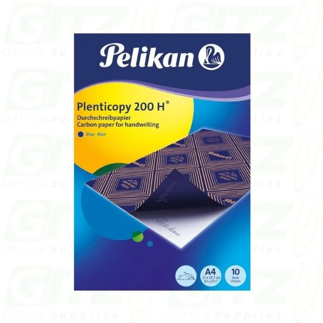 PELIKAN #200H BLUE Carbon Paper A4 100sht