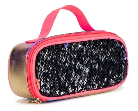 Tiny Sequin ROSE COPPER/SILVER Pencil Case - Sale