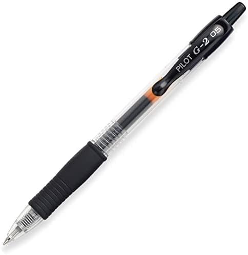 PILOT G-2 Retr Gel BLACK #31002 0.5mm XF Pen - (12/bx)
