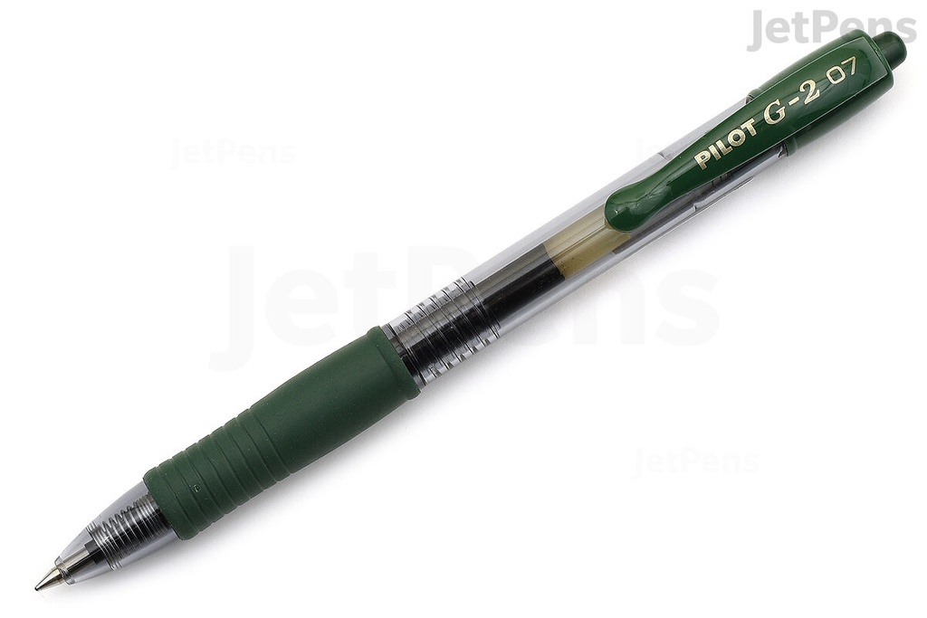 Pilot G2 HUNTER GREEN #BL-G27HG 0.7mm Fine Pen - (12/bx)