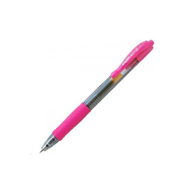 Pilot G2 PINK #Bl-G27P Gel 0.7mm Fine Pen - (12/bx)