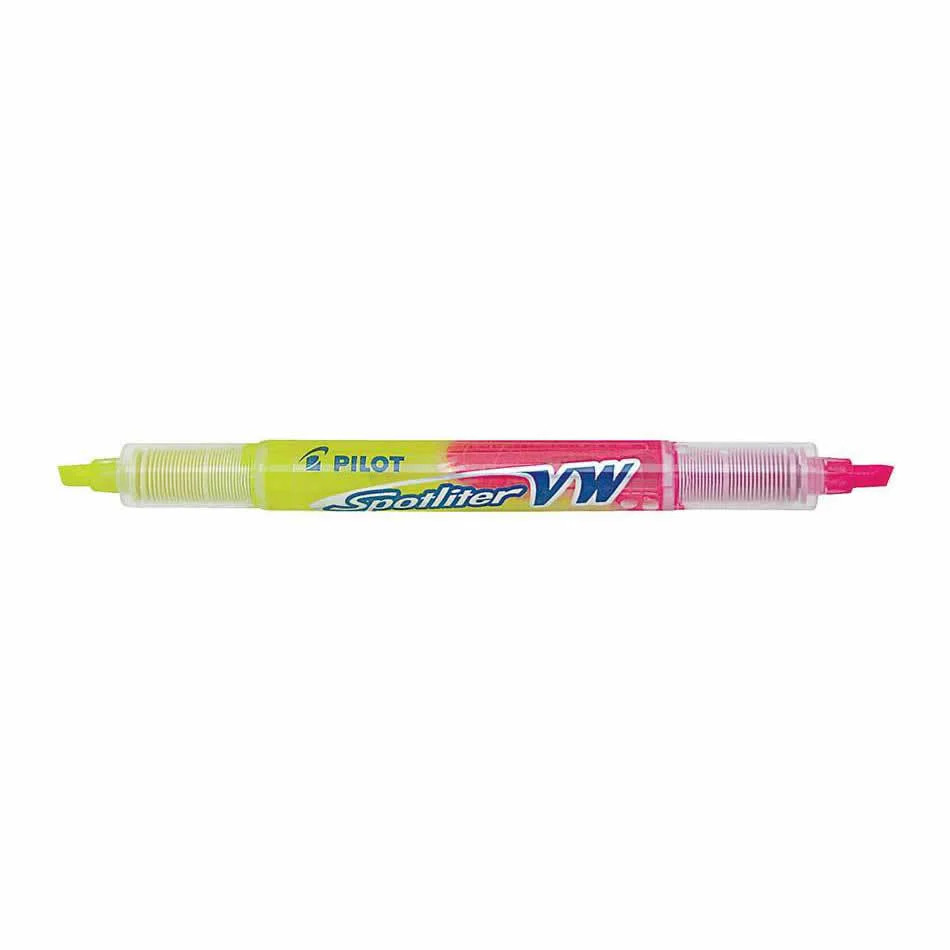 Pilot Spotliter VW Dual YELLOW/PINK Highlighter - (12/bx)